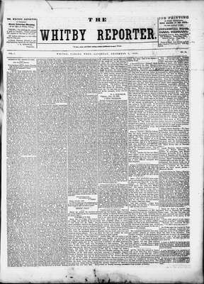 Whitby Reporter, 7 Dec 1850