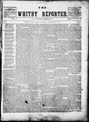 Whitby Reporter, 28 Dec 1850