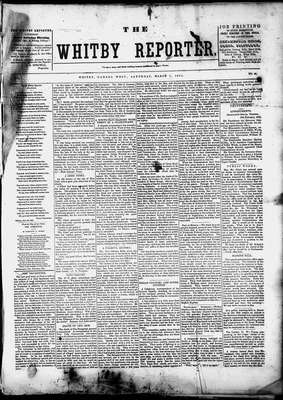 Whitby Reporter, 1 Mar 1851