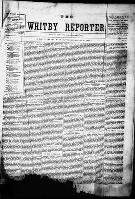 Whitby Reporter, 9 Aug 1851