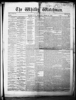 Whitby Watchman, 22 Aug 1861