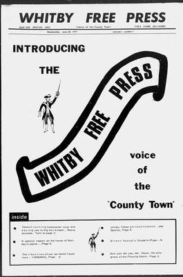 Whitby Free Press, 30 Jun 1971