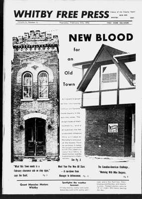 Whitby Free Press, 3 Feb 1972