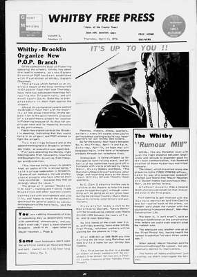 Whitby Free Press, 13 Apr 1972