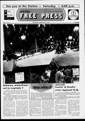 Whitby Free Press, 15 Feb 1973