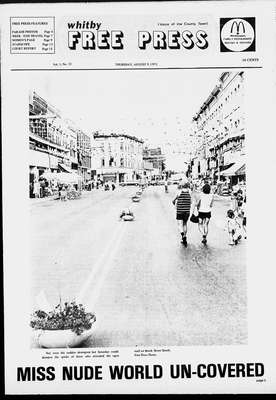 Whitby Free Press, 9 Aug 1973