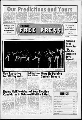 Whitby Free Press, 3 Jul 1974