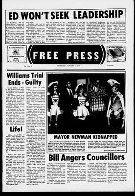 Whitby Free Press, 22 Jan 1975