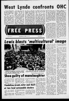 Whitby Free Press, 23 Apr 1975