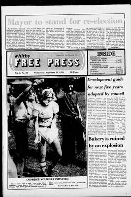 Whitby Free Press, 29 Sep 1976