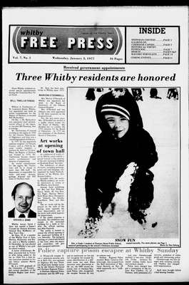 Whitby Free Press, 5 Jan 1977