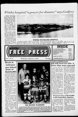 Whitby Free Press, 9 Feb 1977