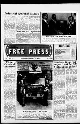 Whitby Free Press, 23 Feb 1977