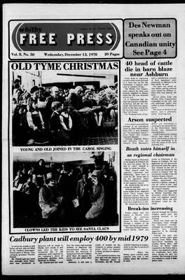 Whitby Free Press, 13 Dec 1978