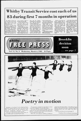 Whitby Free Press, 4 Mar 1981