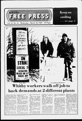 Whitby Free Press, 18 Mar 1981