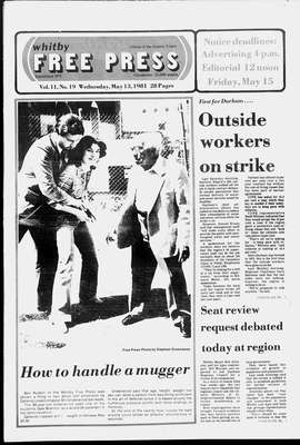 Whitby Free Press, 13 May 1981