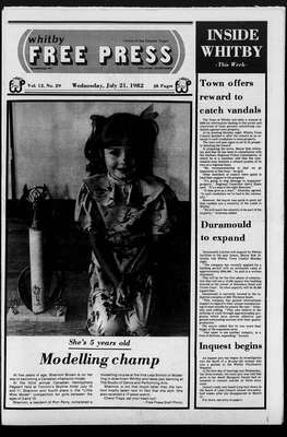 Whitby Free Press, 21 Jul 1982