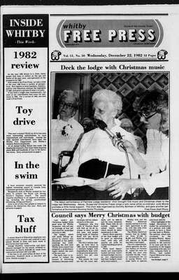 Whitby Free Press, 22 Dec 1982