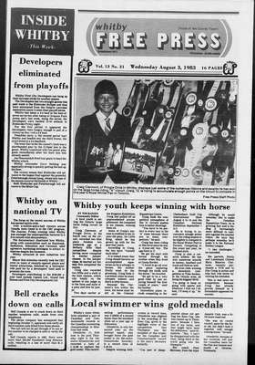 Whitby Free Press, 3 Aug 1983