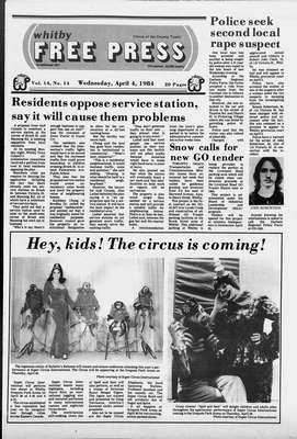 Whitby Free Press, 4 Apr 1984