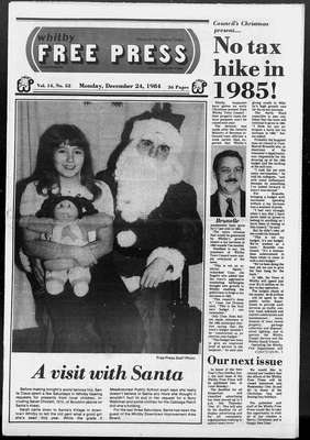 Whitby Free Press, 24 Dec 1984