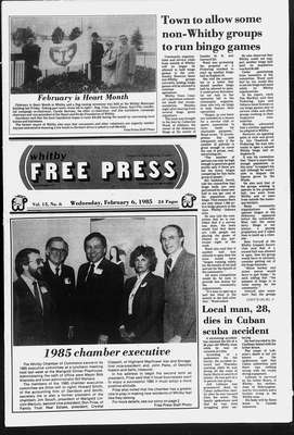 Whitby Free Press, 6 Feb 1985