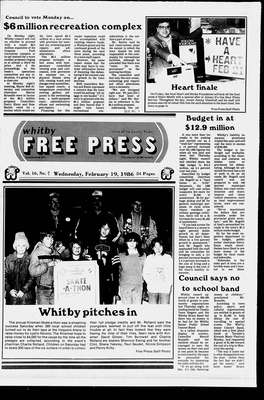 Whitby Free Press, 19 Feb 1986