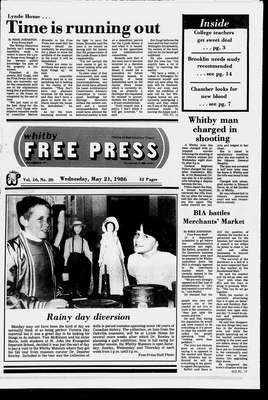 Whitby Free Press, 21 May 1986