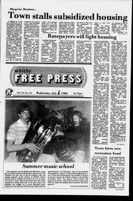 Whitby Free Press, 16 Jul 1986