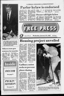 Whitby Free Press, 21 Jan 1987