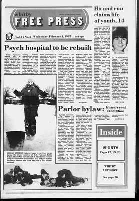 Whitby Free Press, 4 Feb 1987