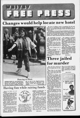 Whitby Free Press, 22 Apr 1987