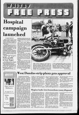 Whitby Free Press, 4 Nov 1987