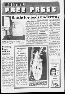 Whitby Free Press, 18 Nov 1987