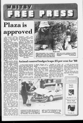 Whitby Free Press, 25 Nov 1987