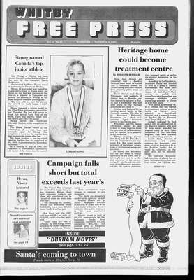 Whitby Free Press, 2 Dec 1987