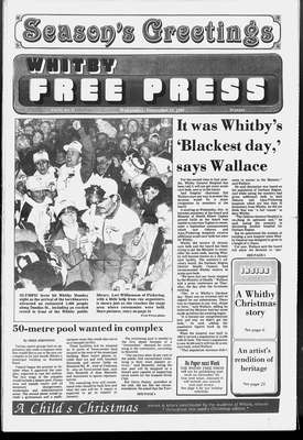 Whitby Free Press, 23 Dec 1987