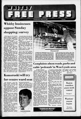 Whitby Free Press, 18 May 1988