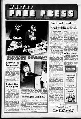 Whitby Free Press, 5 Oct 1988