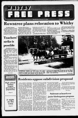 Whitby Free Press, 11 Jan 1989