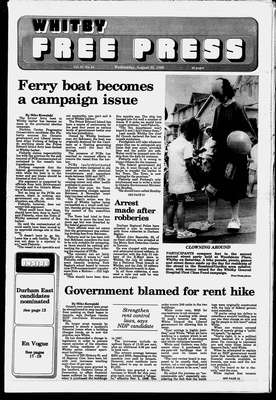 Whitby Free Press, 22 Aug 1990