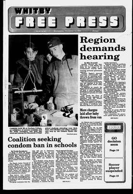 Whitby Free Press, 14 Nov 1990