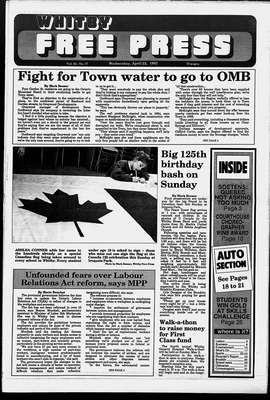 Whitby Free Press, 22 Apr 1992