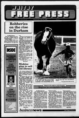 Whitby Free Press, 29 Jul 1992