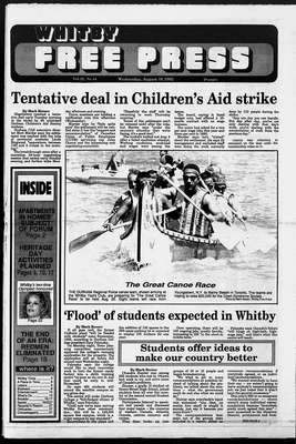 Whitby Free Press, 19 Aug 1992