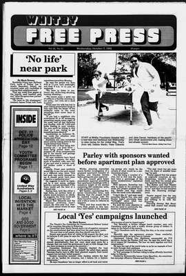 Whitby Free Press, 7 Oct 1992