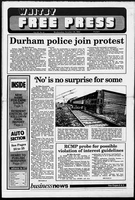 Whitby Free Press, 28 Oct 1992