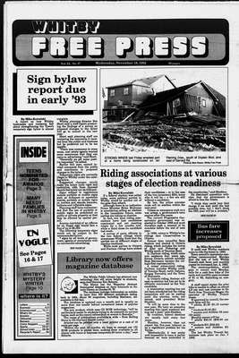 Whitby Free Press, 18 Nov 1992