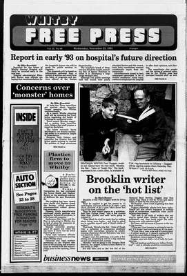 Whitby Free Press, 25 Nov 1992